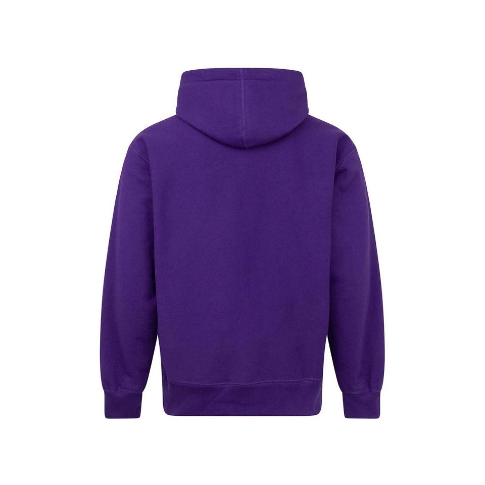 Purple Supreme Cross Box Logo Hoodie | Supreme 106HK